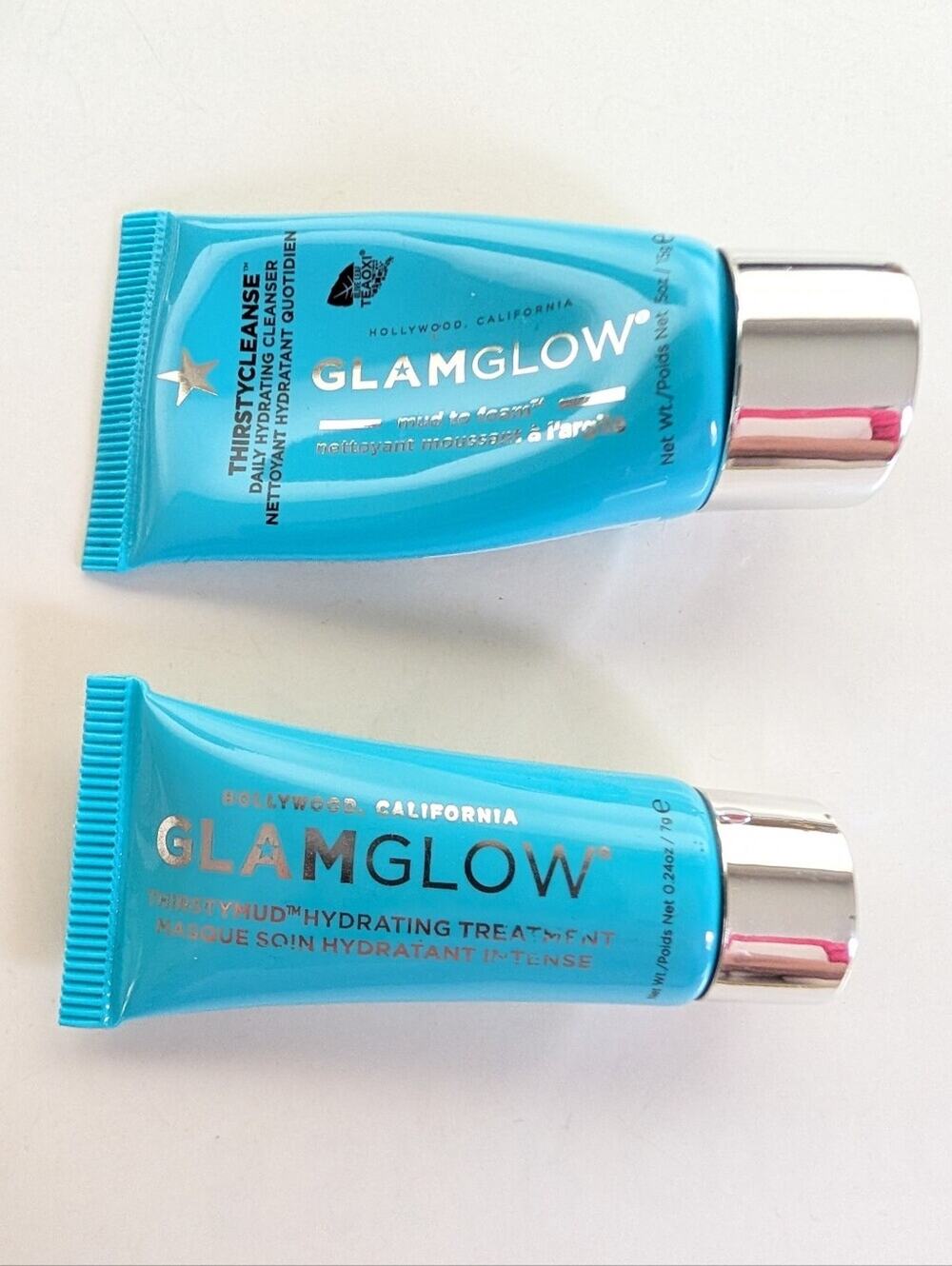 GlamGlow Thirstymud Hydrating Treatment Thirsty Cleanse Daily Cleanser NWT